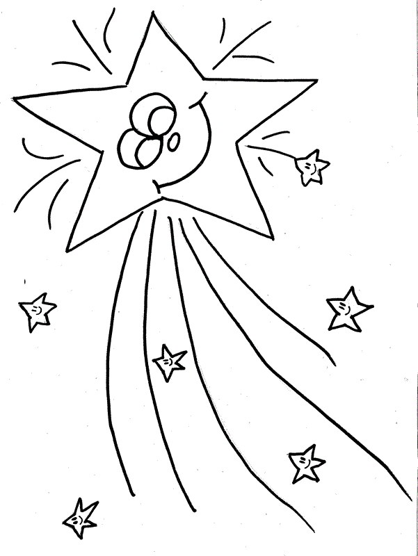 Christmas star coloring pages printable for free download