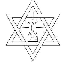 Star of david coloring pages