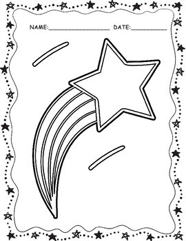 Stars coloring pages sheets by lailabee tpt