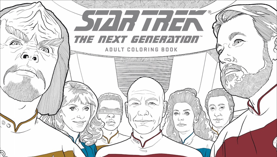 Ce exclusive dark horse ics announces new star trek second volume adult coloring books