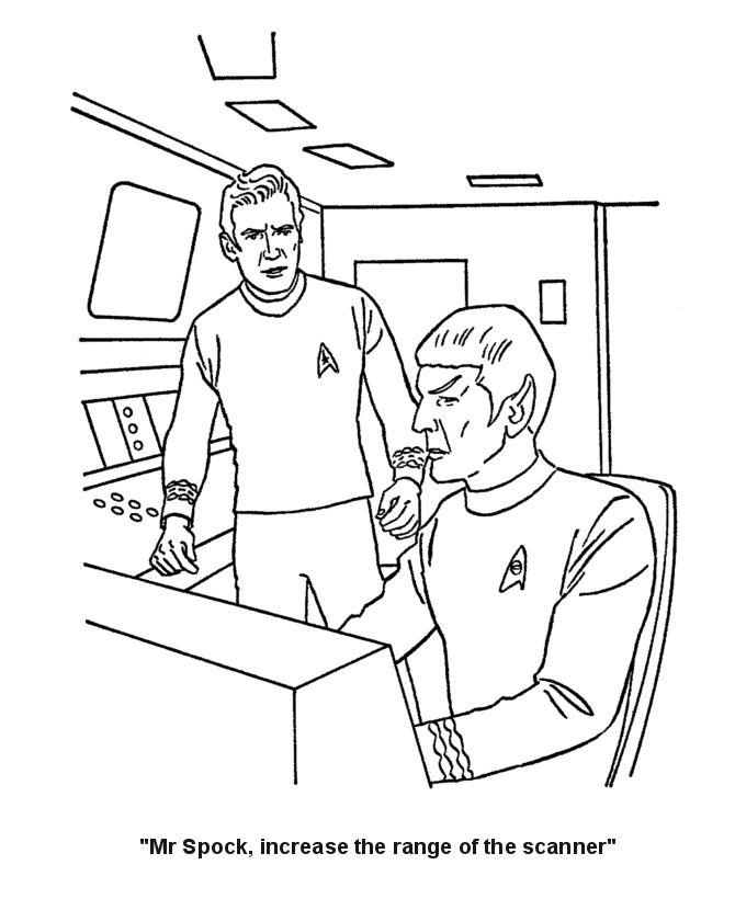 Star trek coloring pages