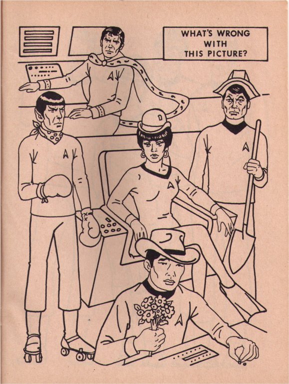 Star trek coloring book