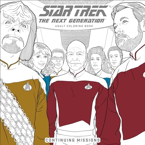 Star trek the next generation adult coloring book