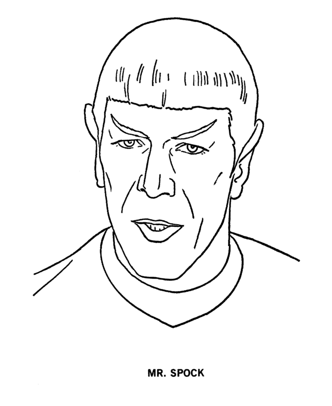 Star trek coloring pages