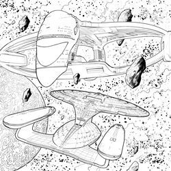 Star trek the next generation adult coloring book memory alpha