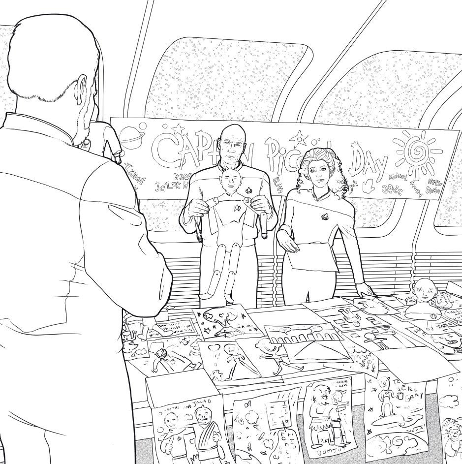 Bill mudron on x i just realized that this saturday is captain picard day which means you have just enough time to order the star trek tng coloring book with this captain