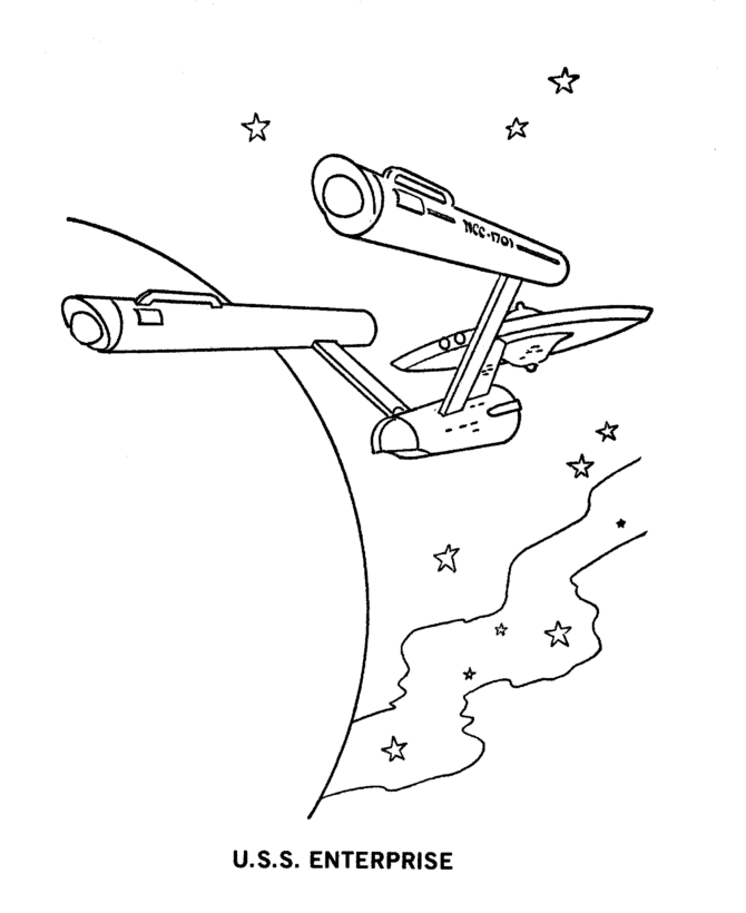 Star trek coloring pages