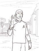 Star trek coloring pages free coloring pages