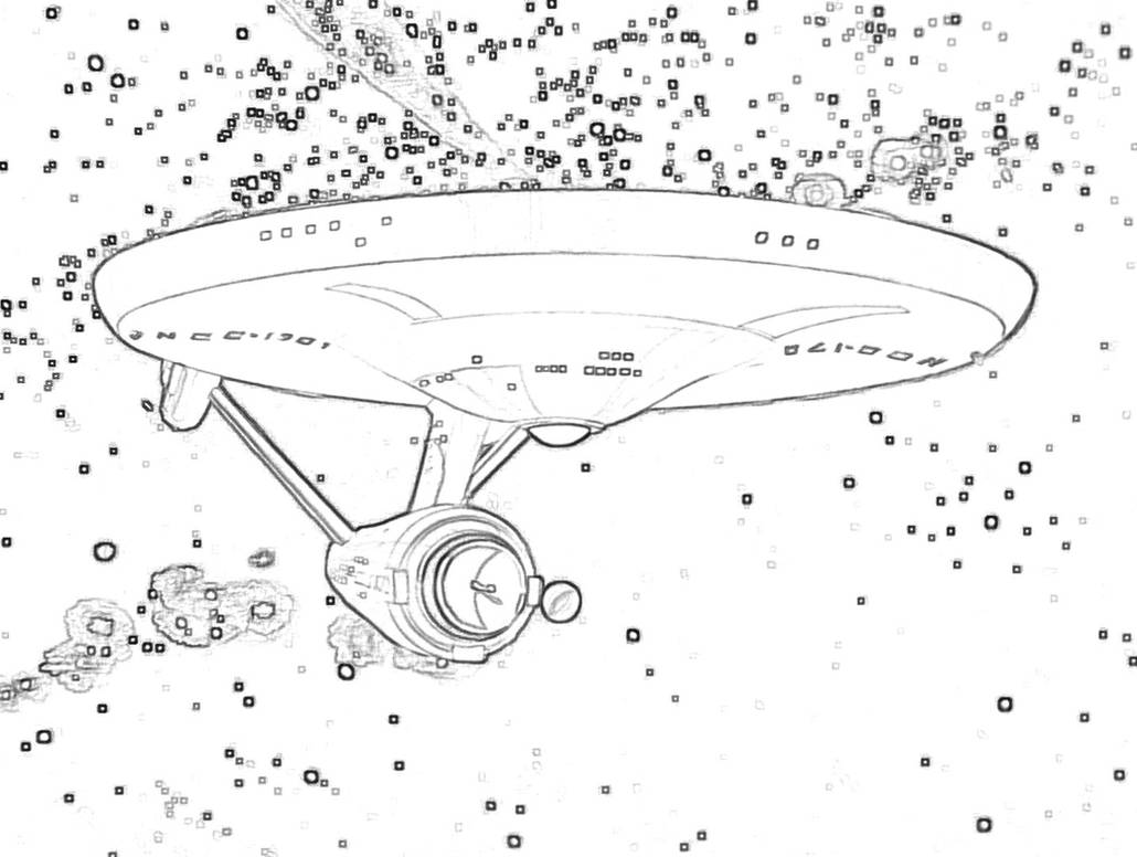 Enterprise coloring page by richard on