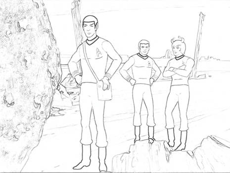 Coloring pages on startrek