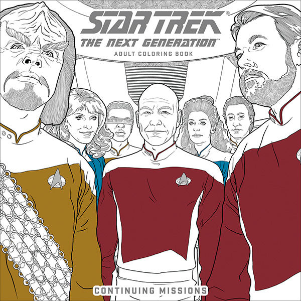 Star trek the next generation adult coloring book volume