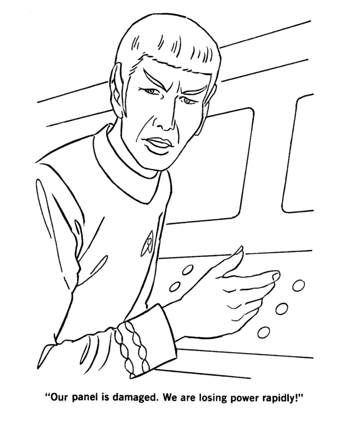 Star trek coloring pages