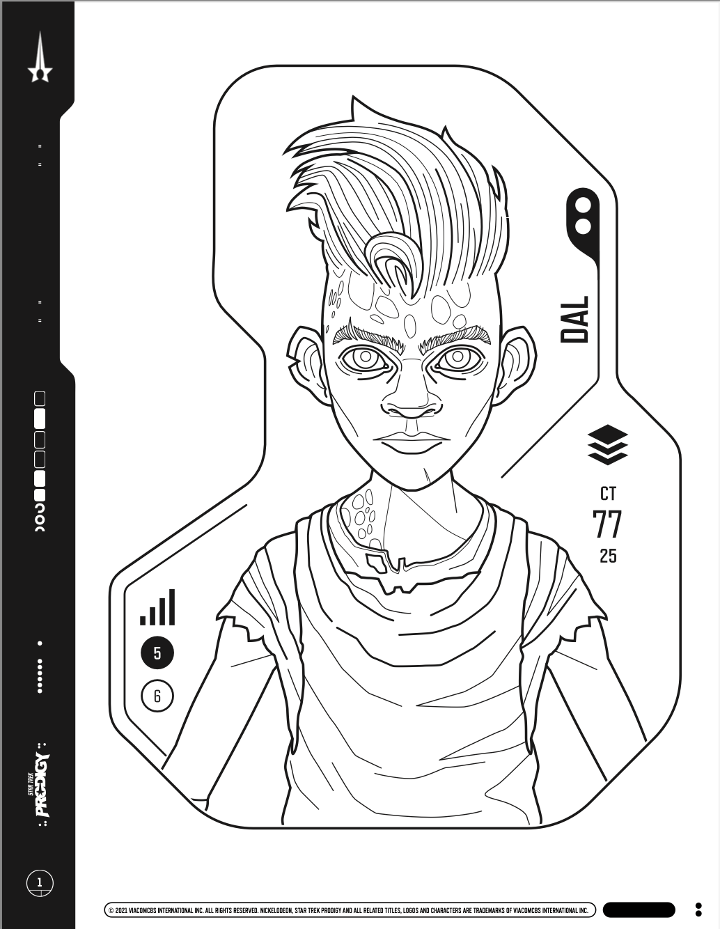 Get out those crayons star trek prodigy coloring pages are here â daily star trek news