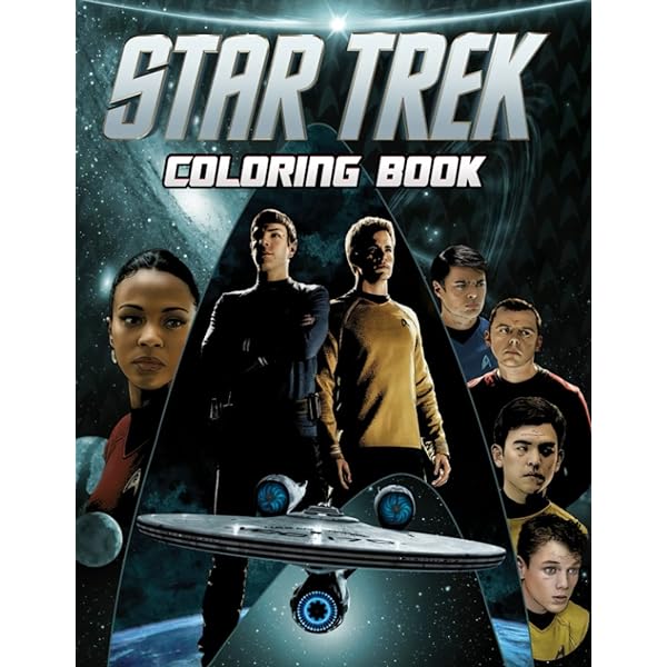 Star trek the original series adult coloring book cbs books