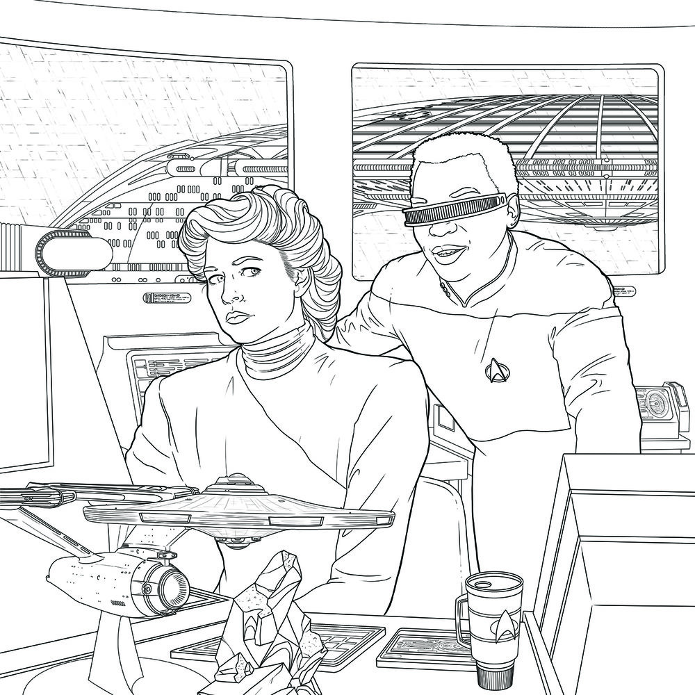 Star trek coloring books â bill mudron