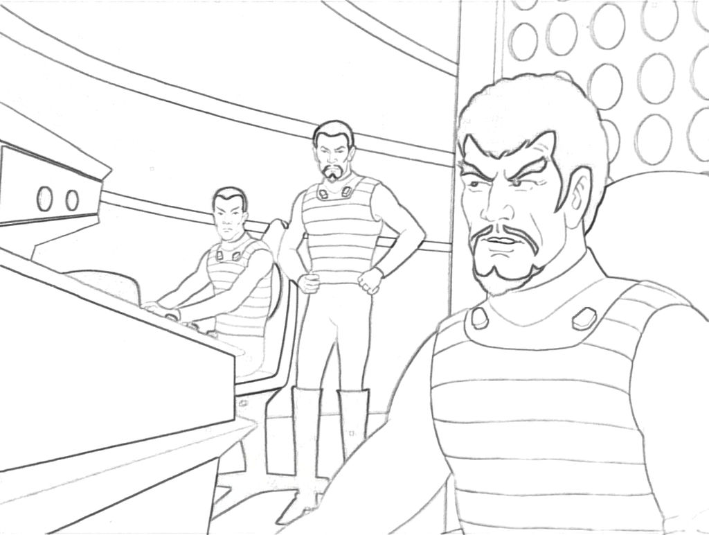 Coloring pages on startrek