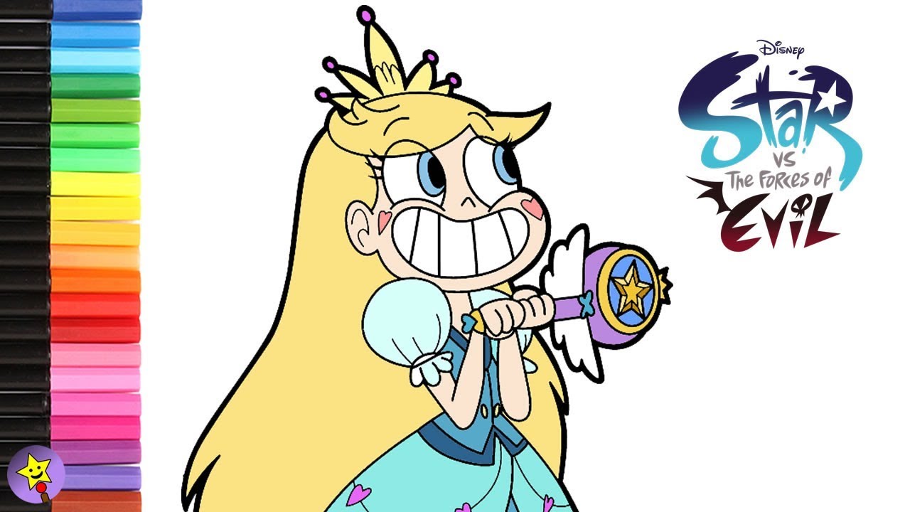 Star vs the forces of evil coloring book page star butterfly coloring book page svtfoe