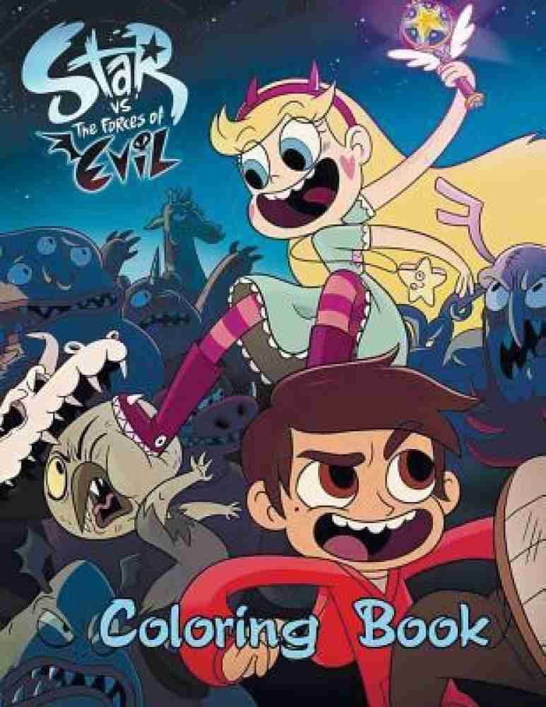 Star vs the forces of evil coloring book buy star vs the forces of evil coloring book by ehenhold polly at low price in india