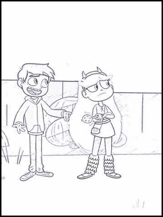 Easy drawings to draw star vs the forces of evil