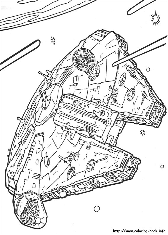 Star wars coloring picture