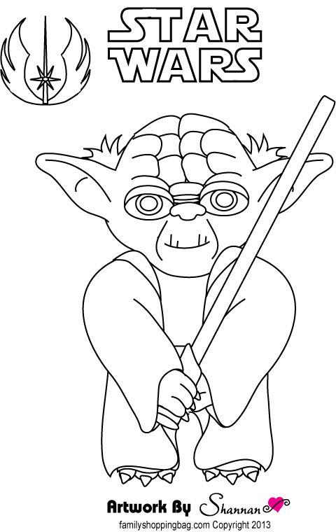 Lil shannie always free printables family fun and parties too star wars coloring sheet star wars colors star wars crafts