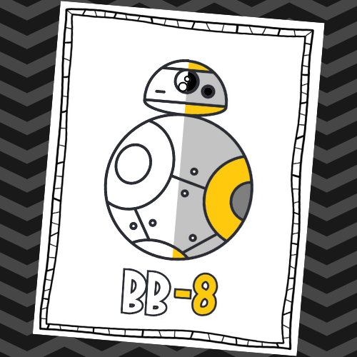 Star wars printable coloring pages for kids made by teachers