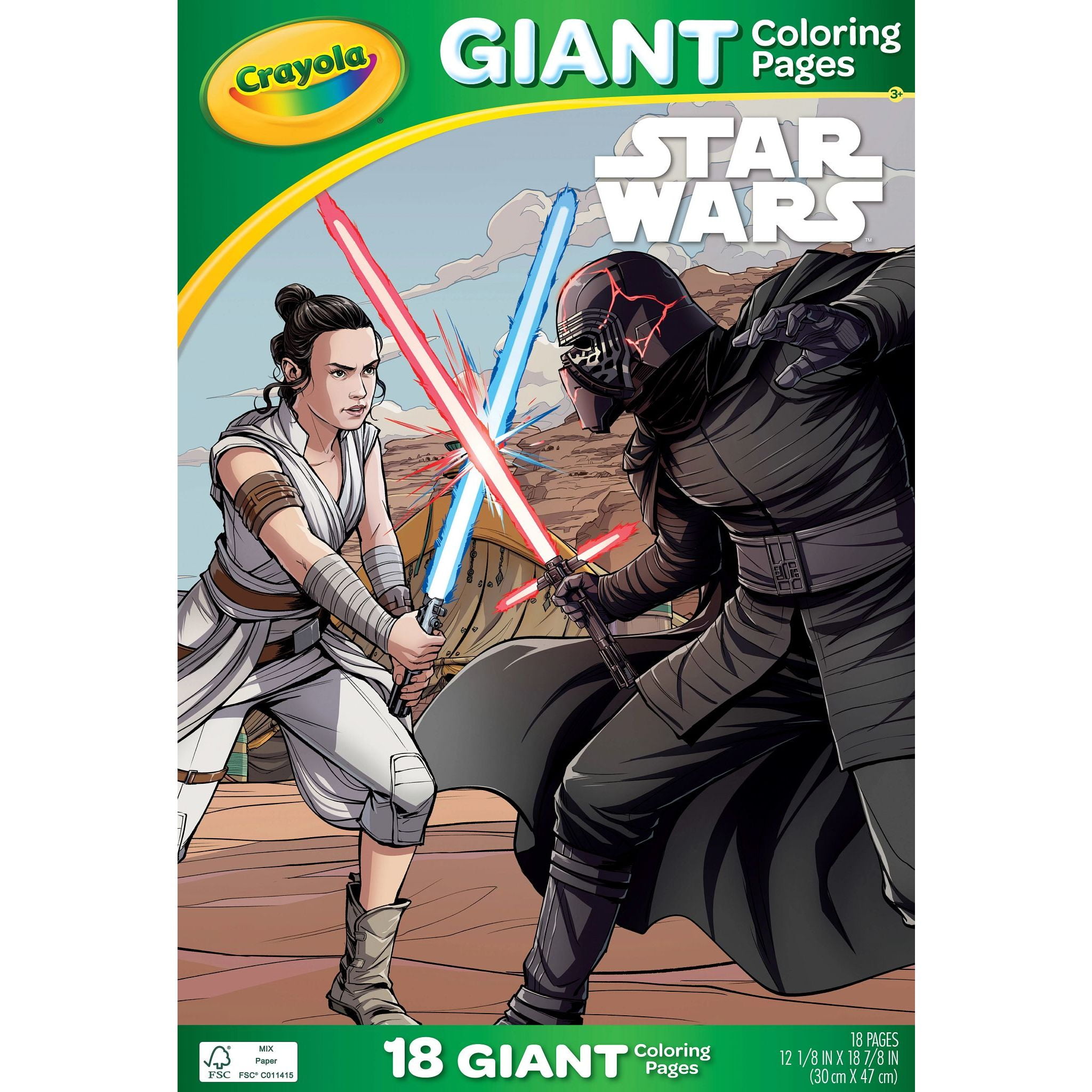 Crayola star wars giant coloring pages pages gifts for boys girls