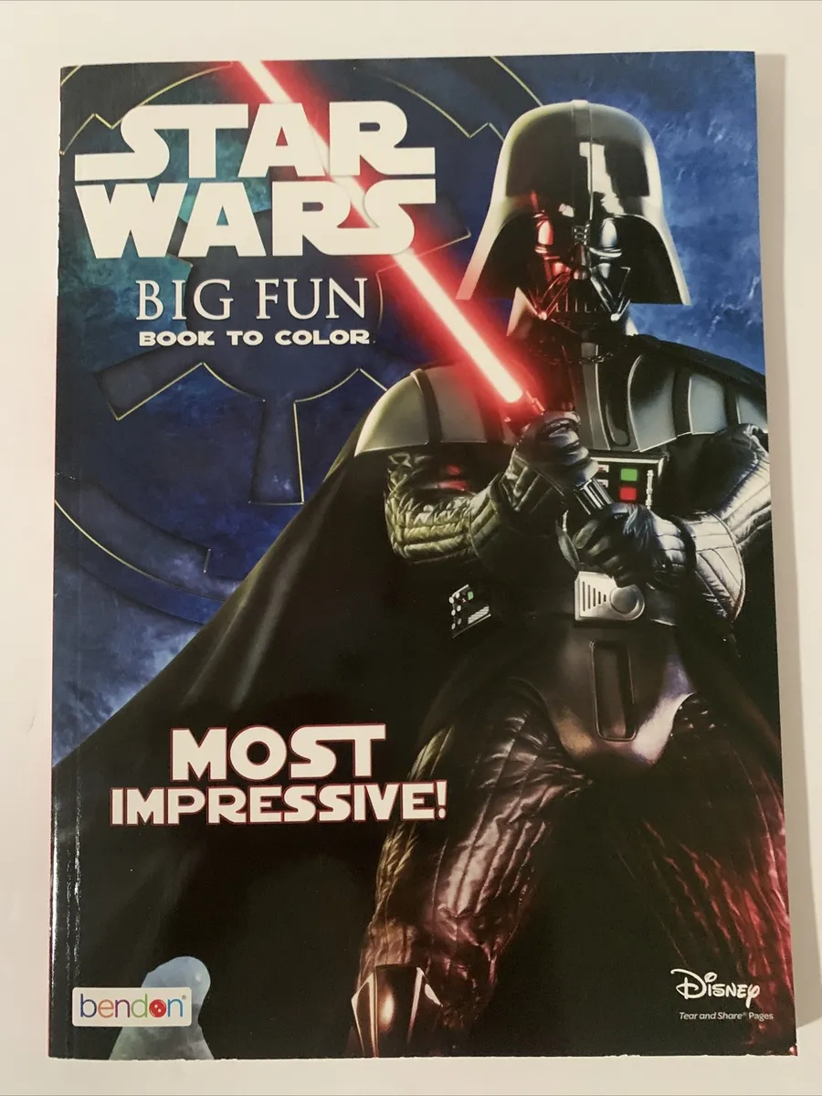 Star wars big fun coloring book disney bendon most impressive see imagesï