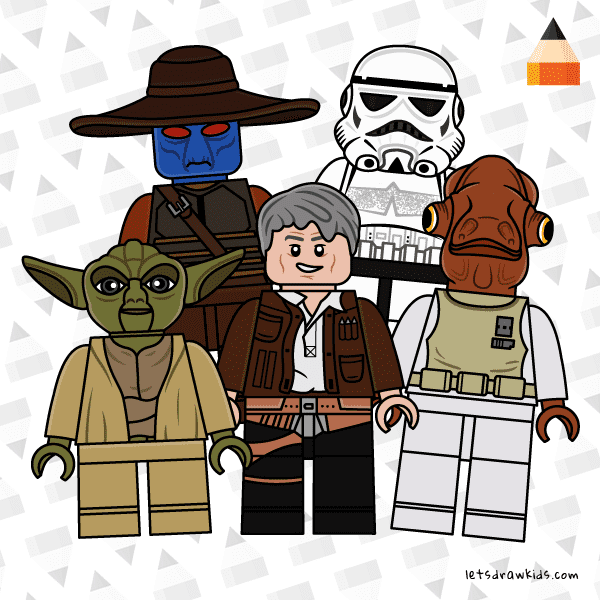 Drawing lego star wars star wars coloring pages drawing star wars characters