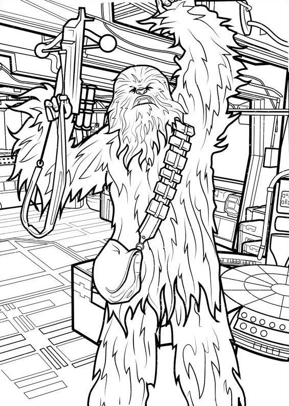 Chewbacca coloring pages