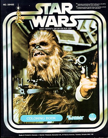 Star wars coloring book chewbacca