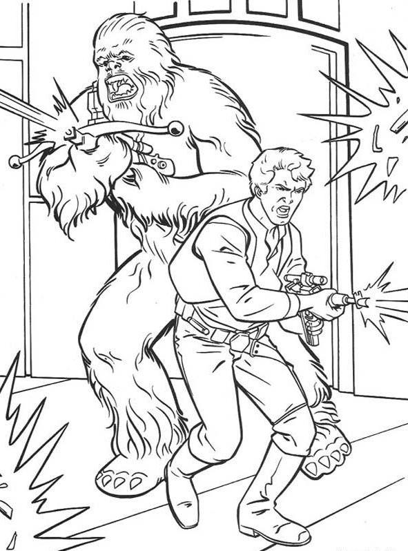 Chewbacca coloring pages