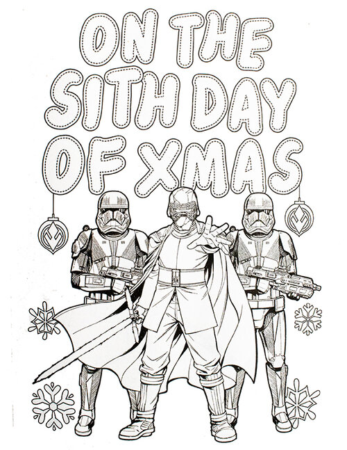 Star wars christmas coloring book â spokane photography