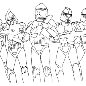 Star wars characters coloring pages printable for free download