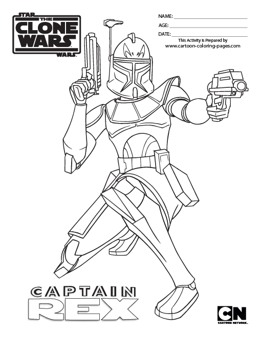 Star wars clone wars coloring pages