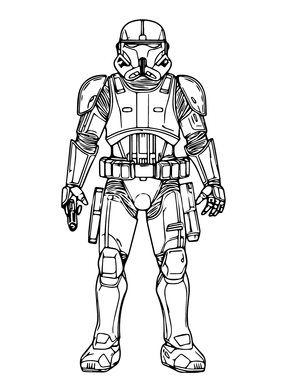 Shock trooper coloring pages