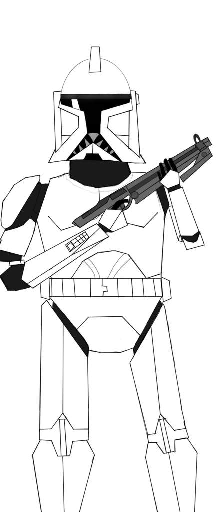 First clone trooper drawing star wars amino