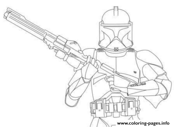 Star wars stormtrooper clone wars coloring page printable