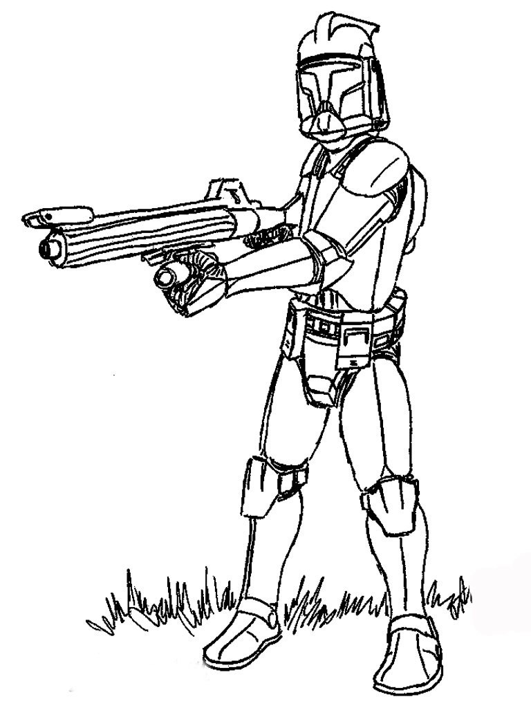 Printable star wars coloring pages