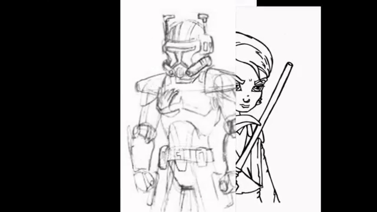 Star wars the clone wars coloring pages to print