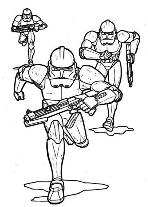 Clone troopers louring pages