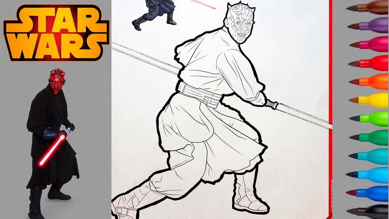 How to color darth maul