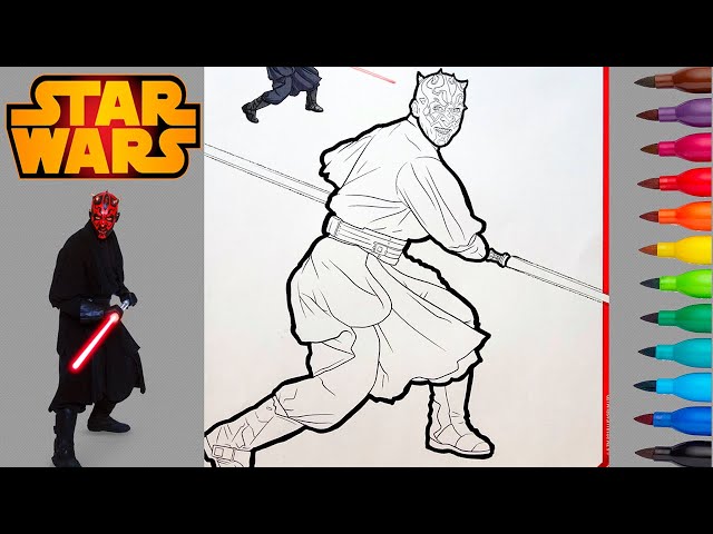 How to color darth maul