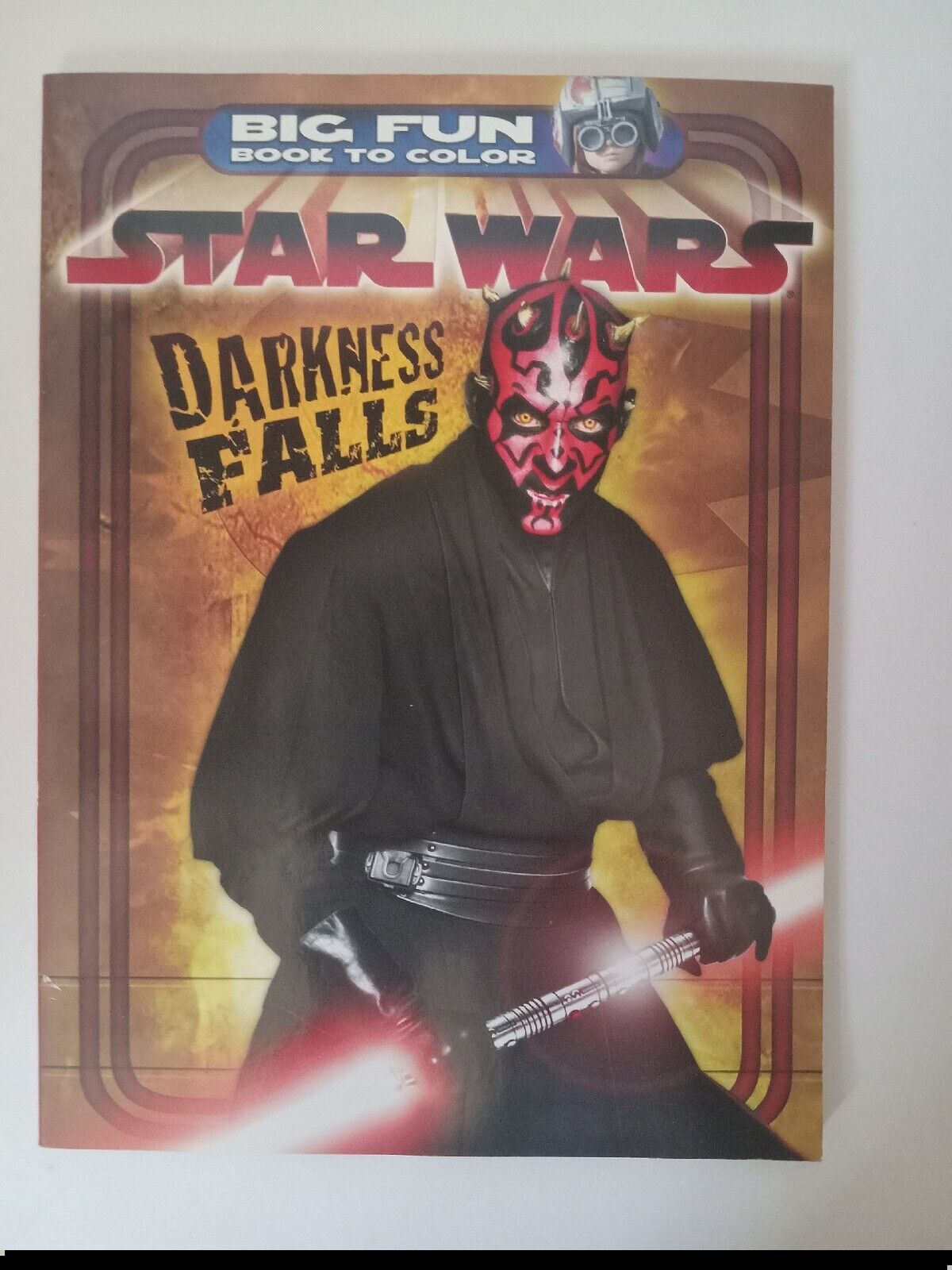 Star wars darkness falls darth maul coloring big fun book to color