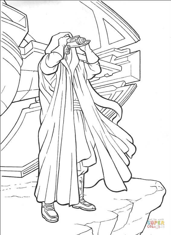 Darth maul on tatooine coloring page free printable coloring pages