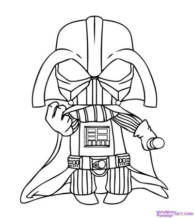 Updated star wars coloring pagesdarth vader coloring pages