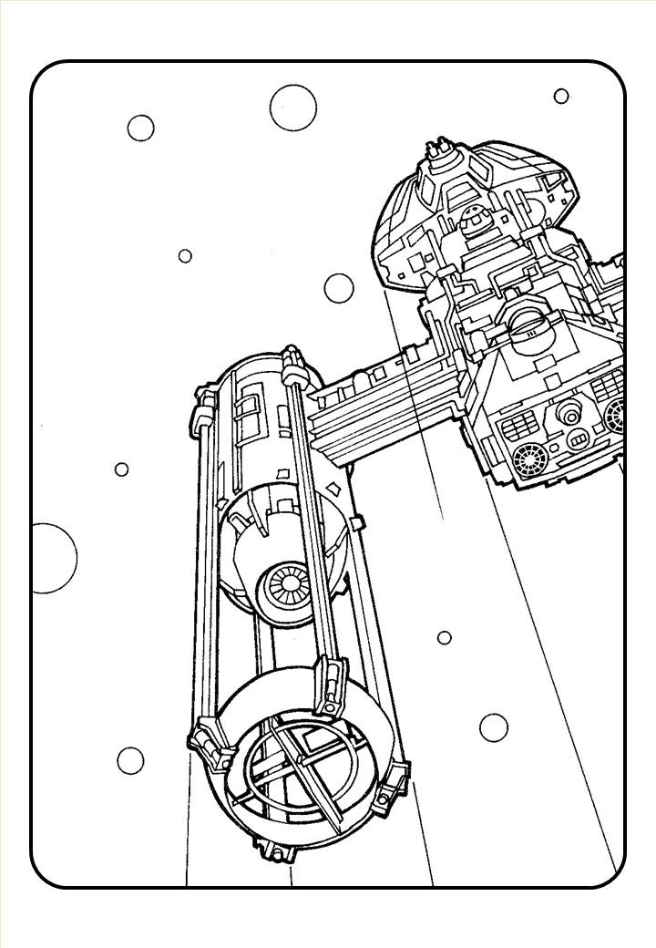 Star wars return of the jedi coloring book pdf digifile instant download