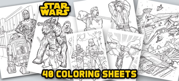 Star wars digital coloring pages pdf coloring pages