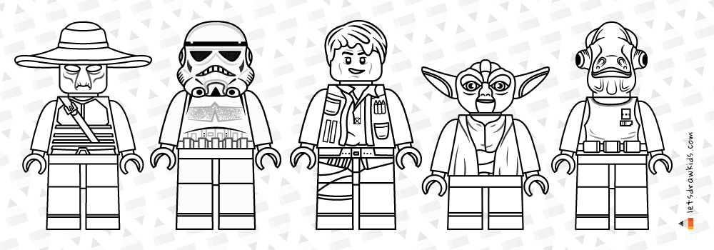 Drawing lego star wars star wars coloring pages drawing star wars characters