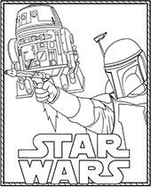 Printable star wars coloring pages